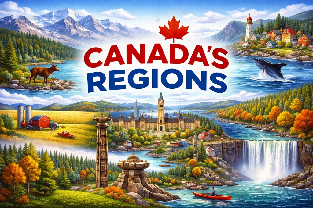 Canada's Regions — provinces, territories, capitals, Atlantic to Pacific (Discover Canada Chapter 10)