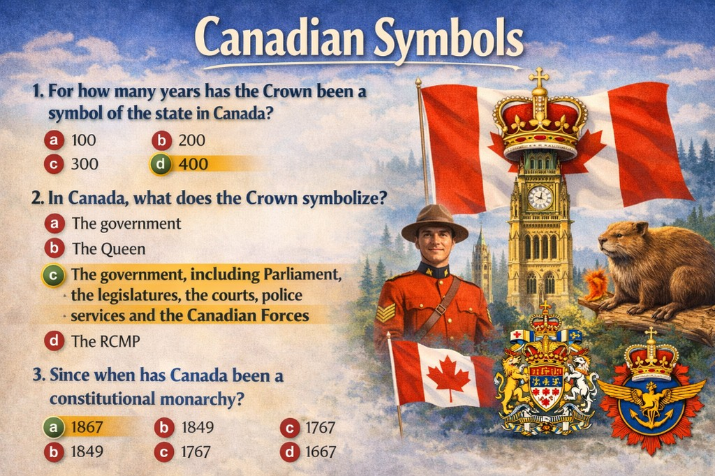 Canadian Symbols — Crown, Parliament, RCMP, coat of arms, Discover Canada