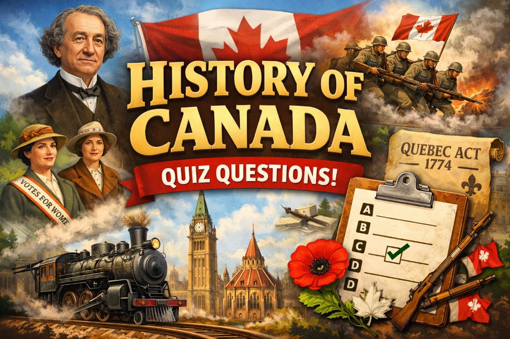 History of Canada — Quiz Questions