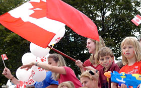 Canada Day — Confederation, Canadian citizenship test flashcard