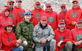 Canadian Rangers — Geography, Canadian citizenship test flashcard