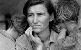 The Great Depression (Dirty Thirties) — Economy, Canadian citizenship test flashcard