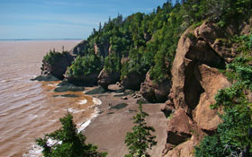 What is New Brunswick known for? — Geography, Canadian citizenship test flashcard