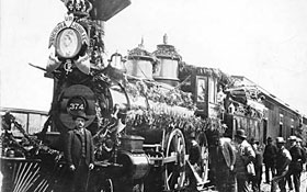 The Canadian Pacific Railway — Geography, Canadian citizenship test flashcard