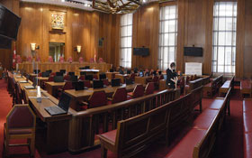 The role of courts in Canada — Justice, Canadian citizenship test flashcard