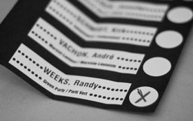 Marking the ballot — Definitions, Canadian citizenship test flashcard