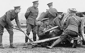 World War 1 — War & Military, Canadian citizenship test flashcard
